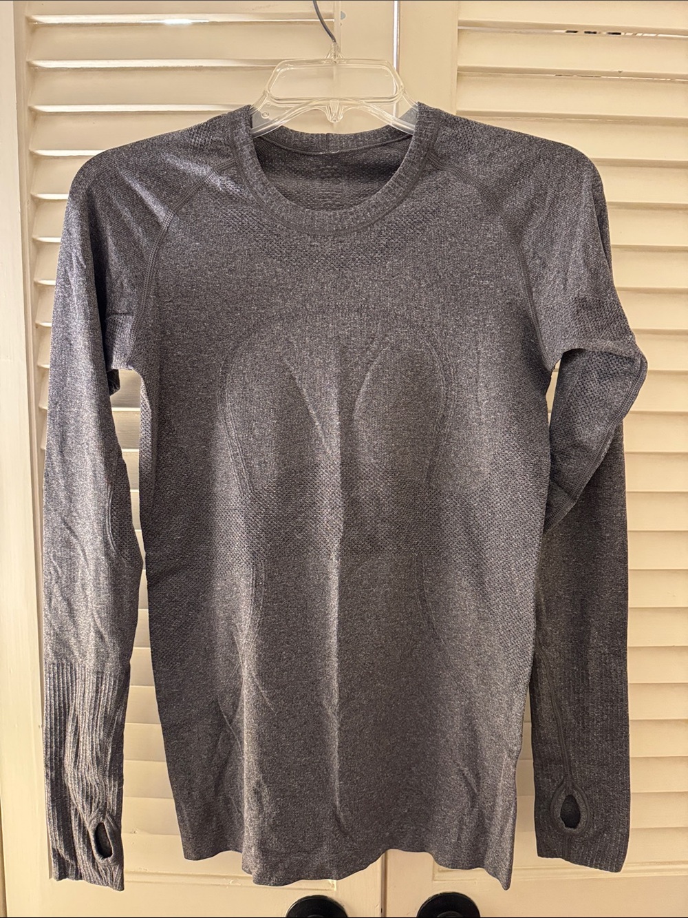 Lululemon Run Swiftly Long Sleeve Shirt - Dark Gray